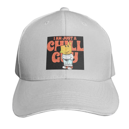 Vintage I Am Just A Chill Guy Cap Fashion Casual Baseball Caps