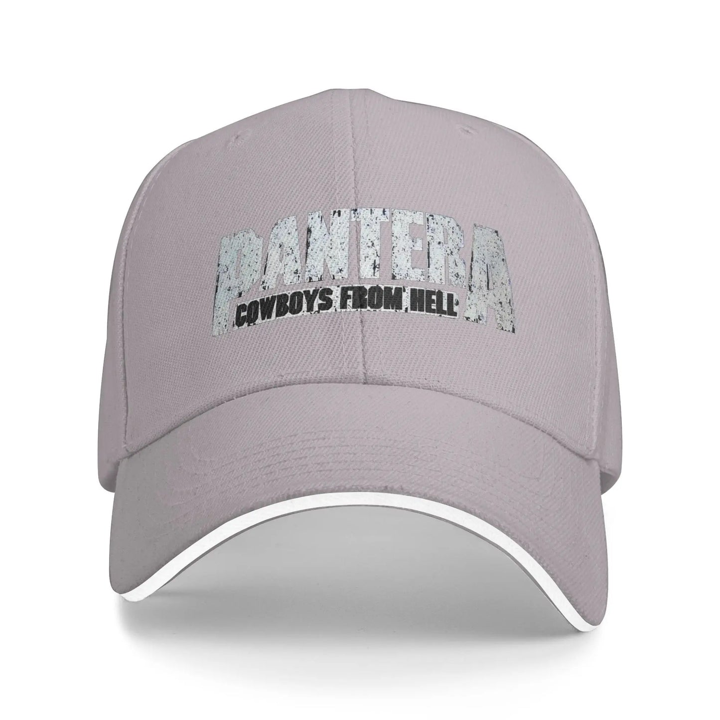 Summer Casual Baseball Cap Metal Band Rock Music Pantera Fishing Trucker Hat For Couple