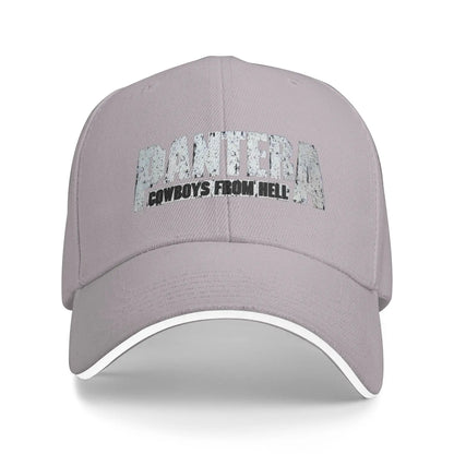 Summer Casual Baseball Cap Metal Band Rock Music Pantera Fishing Trucker Hat For Couple