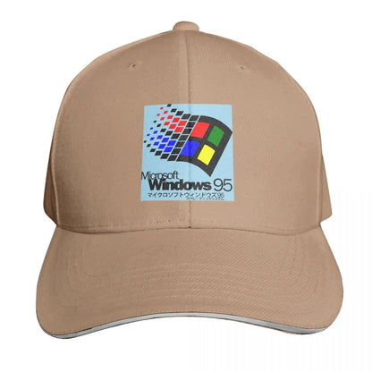 Windows 95 Geeks Nerd Cap Fashion Casual Baseball Caps