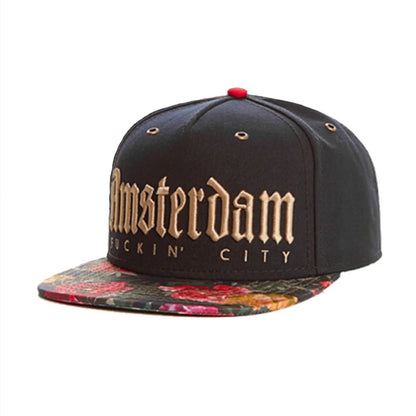 Unisex Brand Munchies In Musta Cap Summer Mesh Snapback Cap