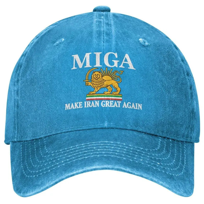 Make Iran Great Again Baseball Cap Men Women