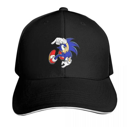 Sonic Shadow Cartoon The Hedgehog Cap Fashion Casual Baseball Caps