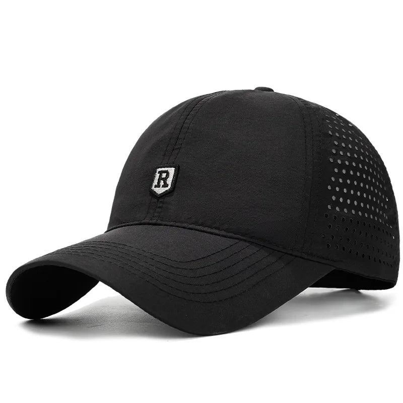 Breathable Quick-Dry Baseball Cap With Ventilation Holes
