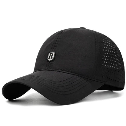 Breathable Quick-Dry Baseball Cap With Ventilation Holes