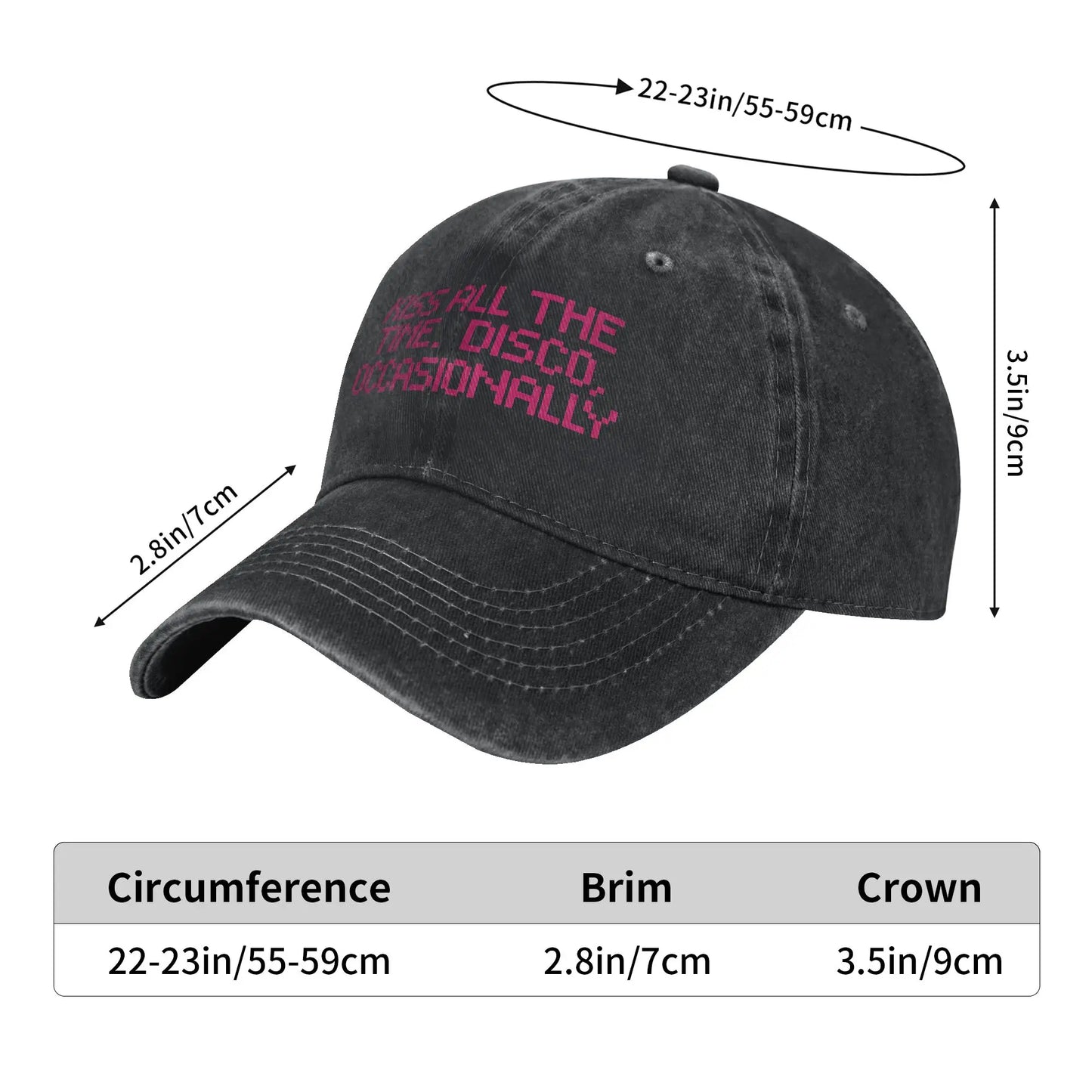 Kiss All the Time Casual Baseball Cap Harrys Styles Album Rock Trucker Hat