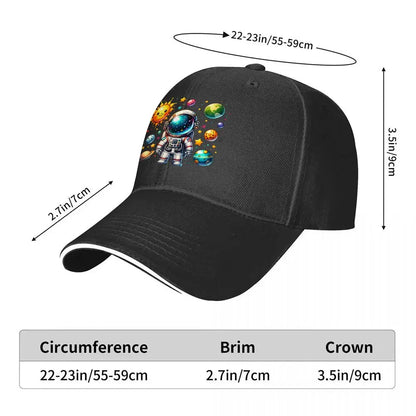 Cartoon Astronaut Baseball Cap