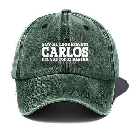 Carlos Sloganel Classic Legendary Baseball Cap