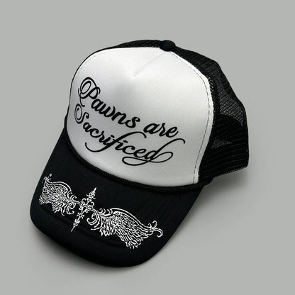 New Unisex Personal Printed Letters Wing Baseball Hats