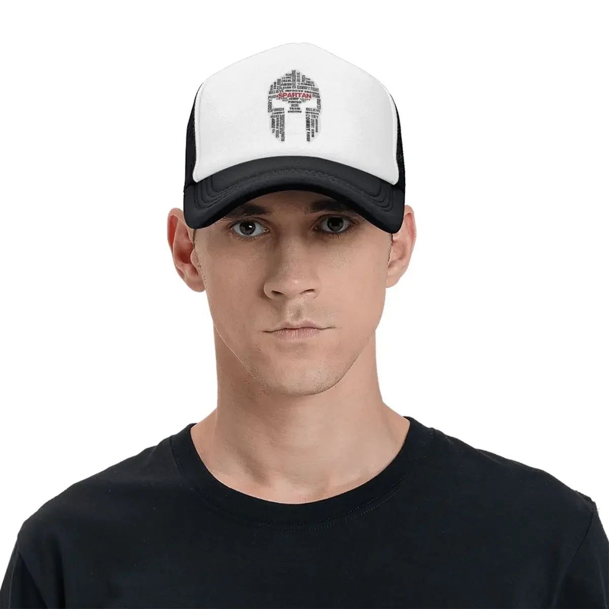 Custom Spartan Race Helmet Baseball Cap