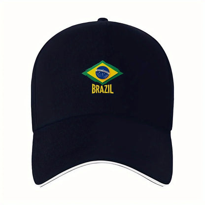 Brazil Flag Design Baseball Cap