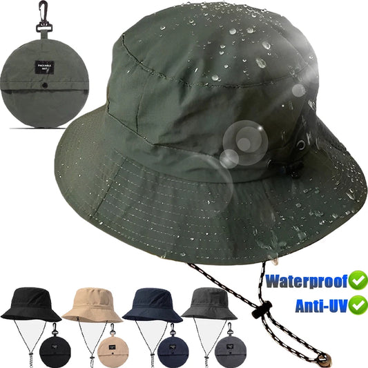 Quick Drying Fisherman Caps Women Men Summer Outdoor Beach Panama Hats Waterproof Camping