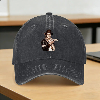 MJ And Snake Michaels Jacksons Casual Baseball Cap
