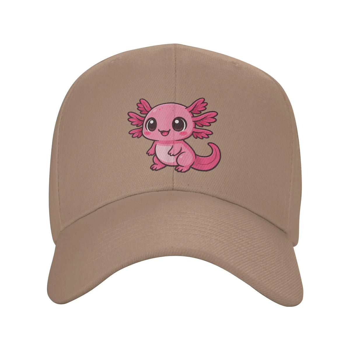 Cute Kawaii Pink Axolotl for Axolotl Lovers Casual Baseball Cap