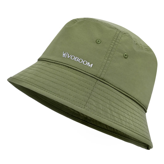 VOBOOM Men's Outdoor Casual Sun Cap Bucket Hat Panama Hat