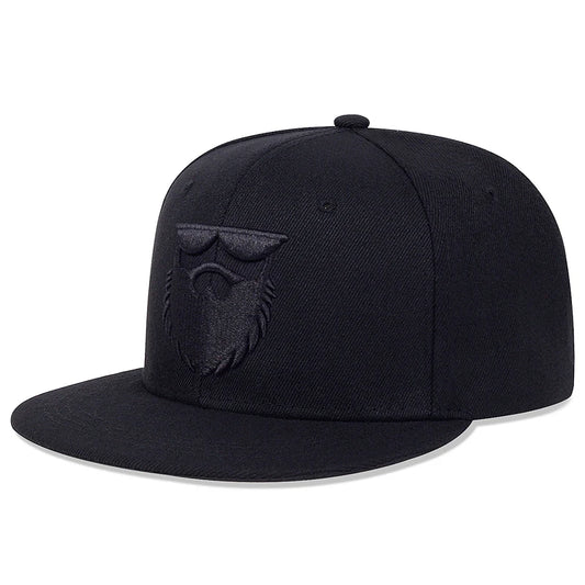 Fashion Men Women Cotton Snapback Hat Hip Hop Baseball Cap Beard Old Men