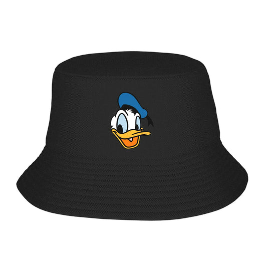 Donald Duck Bucket Hat for Teen Summer Vocation Sun Hats Stylish Foldable
