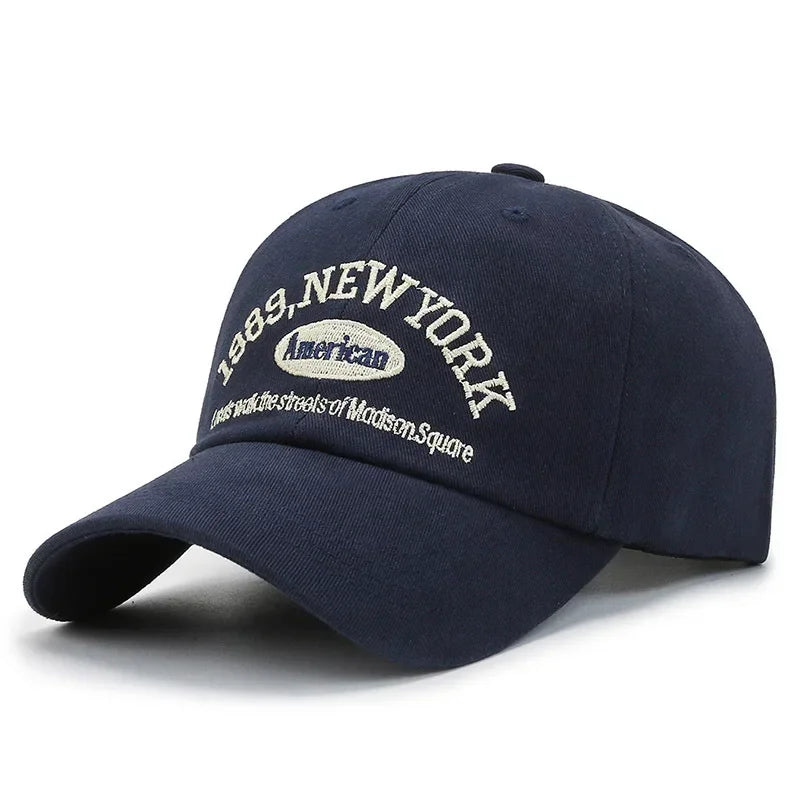 Embroidery 1989 New York Baseball Hats Washed Cotton Cap For Men Women