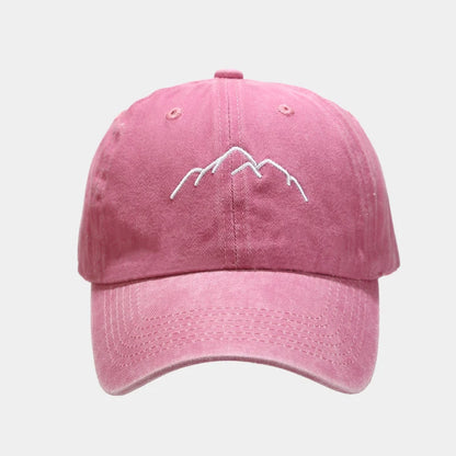 New Mountain Range Embroidery Mens Womens Baseball Caps