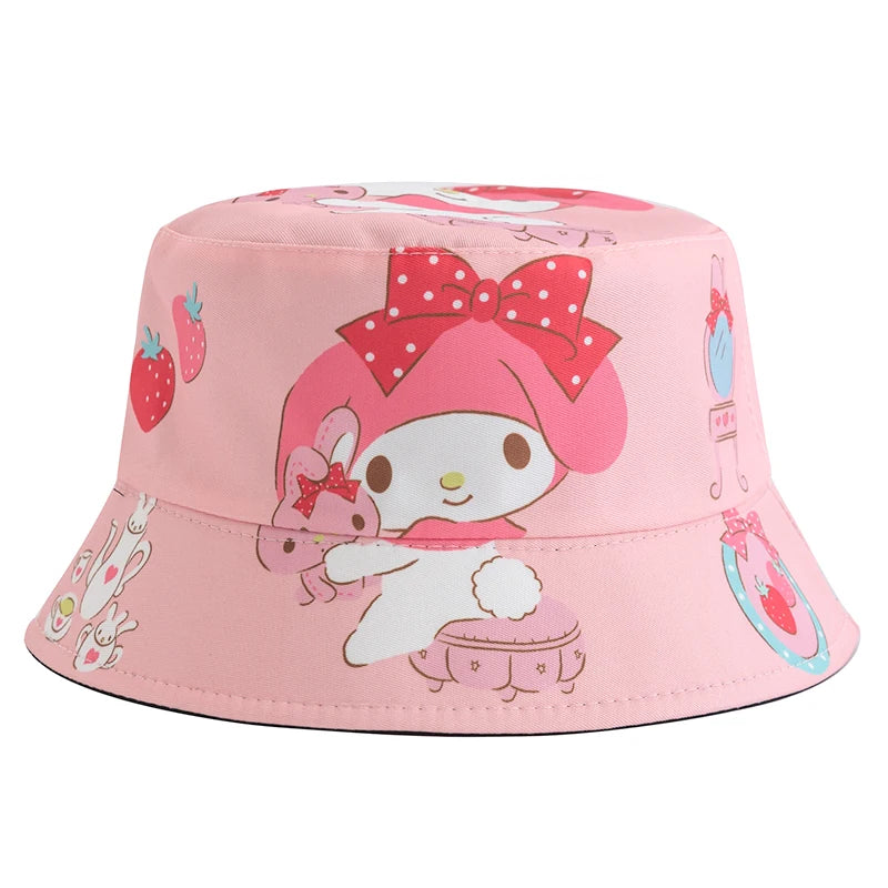 New Children's Sanrio Hello Kitty Kuromi Bucket Hat