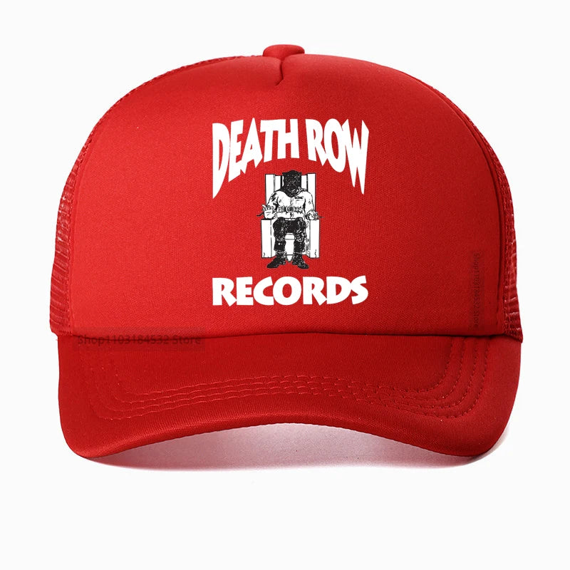 Funny Golf Hat Death Row Records White Baseball Cap