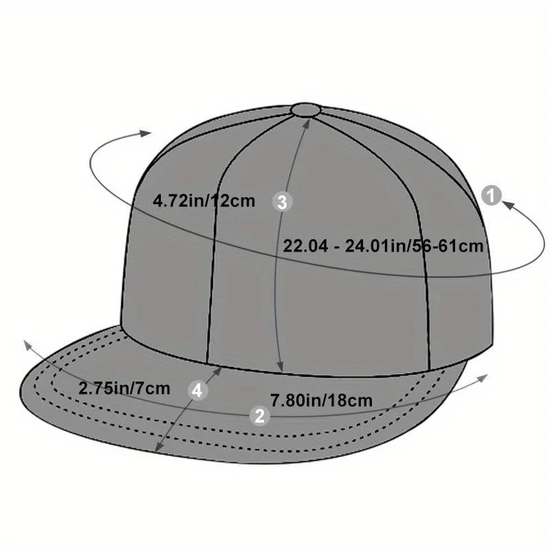 Men Women BROOKLYN Baseball Cotton Adjustable Snapback Hat