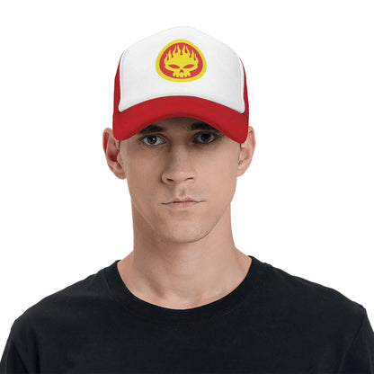 Adult Manic Skull The Offspring Baseball Hat Fitted Mesh Baseball Cap