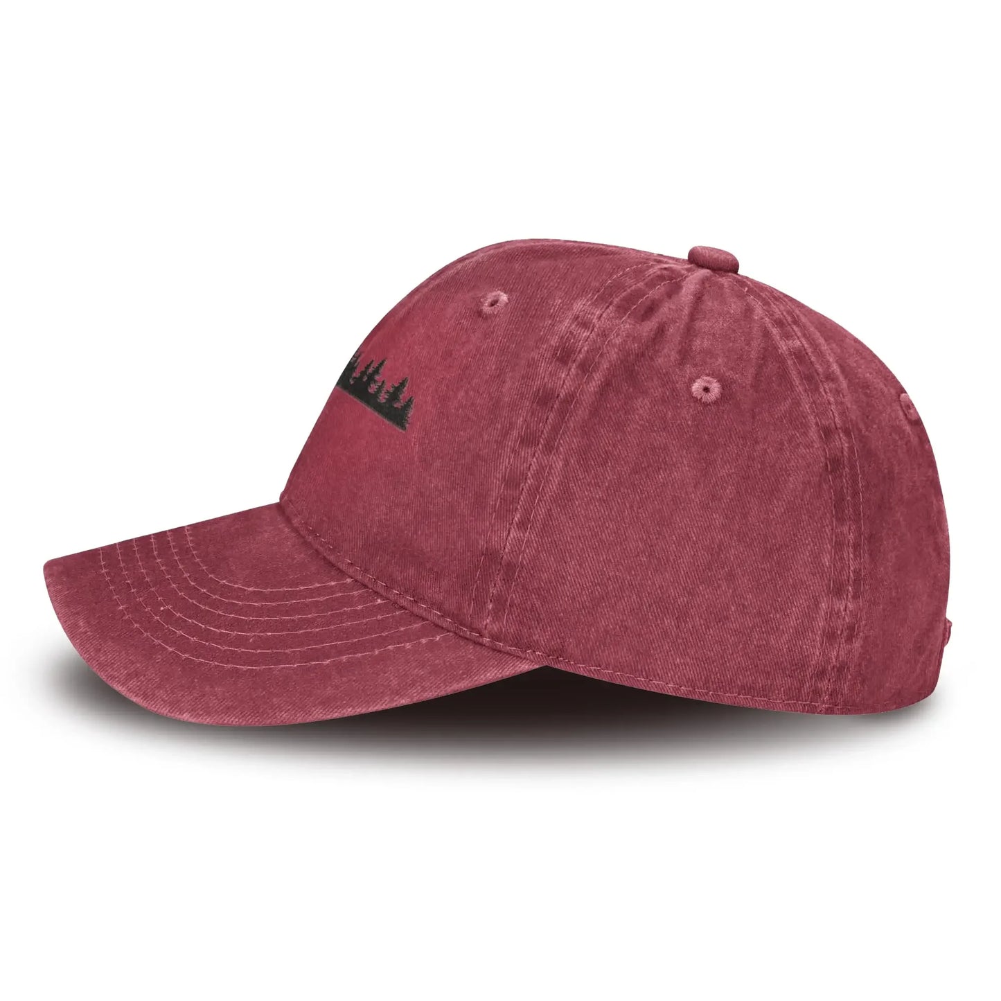 Outdoor Baseball Cap Soft Cotton Trees Mountain Dad Hat Unisex