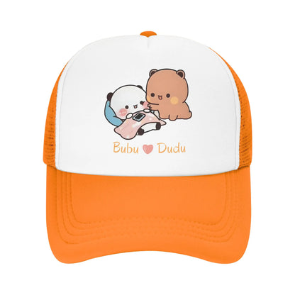 Bubu Dudu Cozy Time Warmth And Love Mesh Baseball Cap Men Women