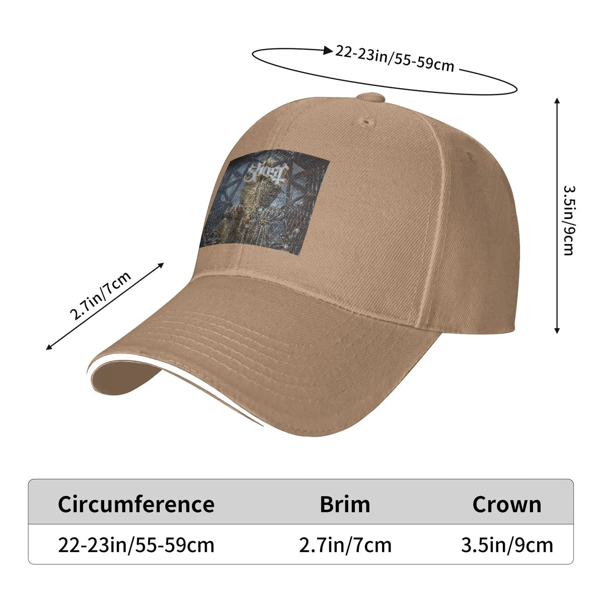 IMPERA Ghost Heavy Metal Band Cap Fashion Casual Baseball Caps