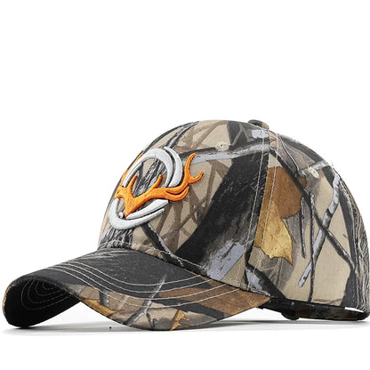 Deer Hunting Camouflage Hats  Fishing Baseball Cap Embroidered Man Women