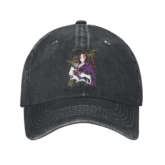 Demon Slayer  Multicolor Hat Peaked Women's Cap Kokushibo