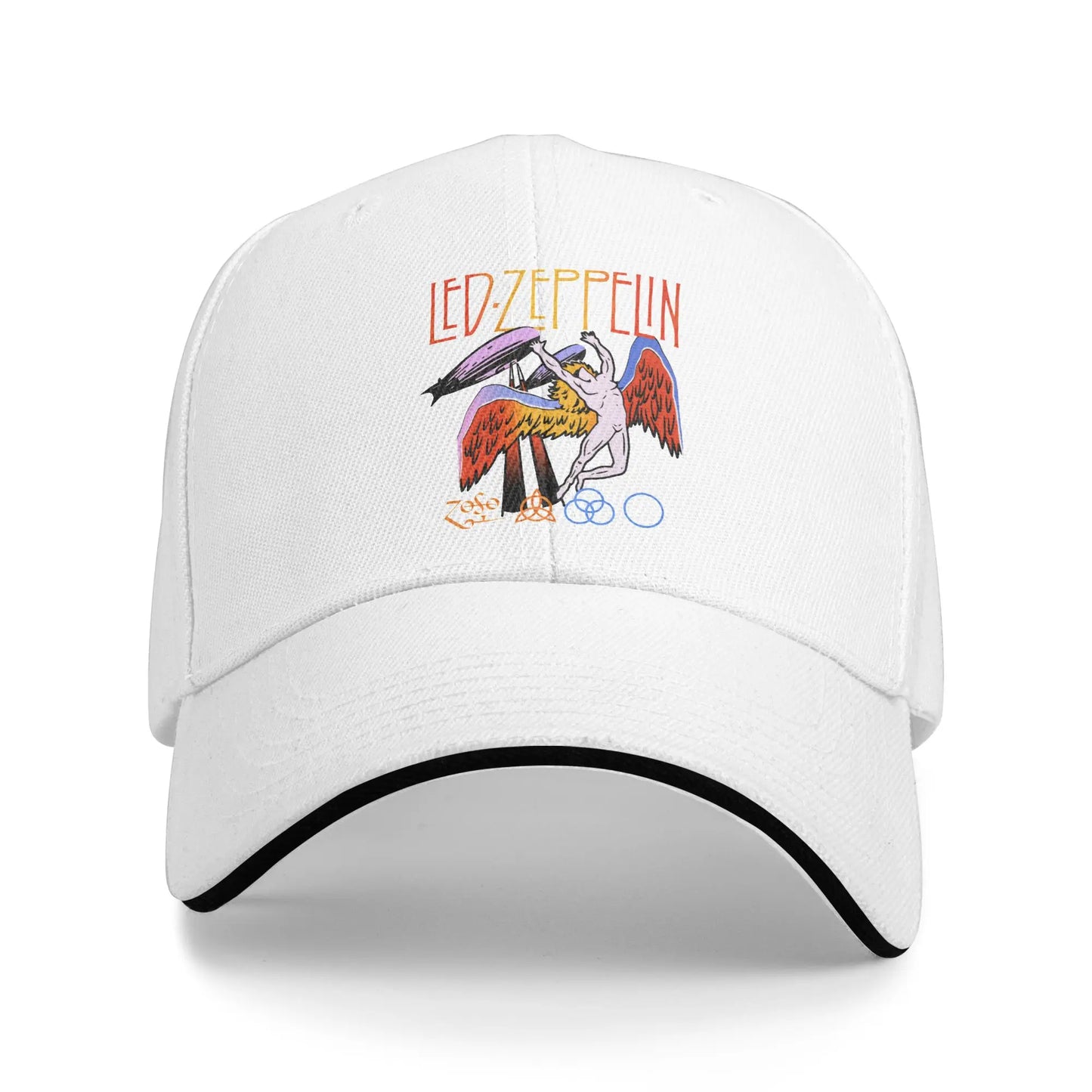 Rock band Led Zeppelin's falling angel Baseball Cap