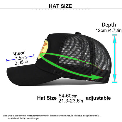 Bass Football Mesh Baseball Cap