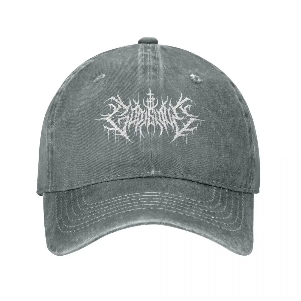 God Is Love Death Metal Denim Baseball Cap Adjustable Hat Women Men
