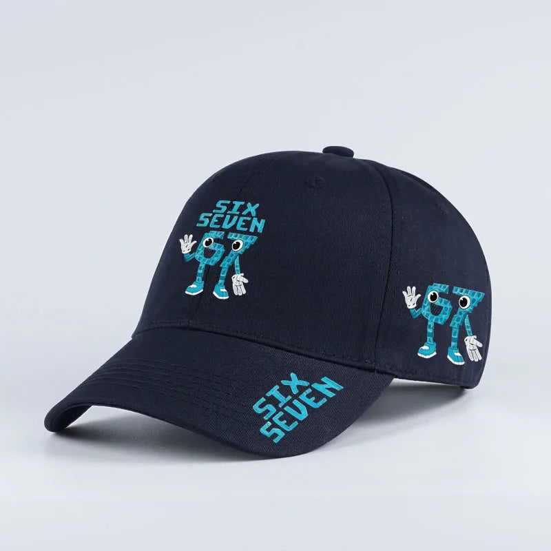 Retro '67 Cartoon Print Baseball Cap