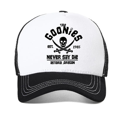 The Goonies Est 1985 Never Say Die Men's Baseball Cap