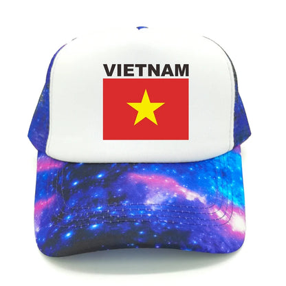 Vietnam Trucker Cap Summer Men Cool Country Flag Hat Baseball Cap