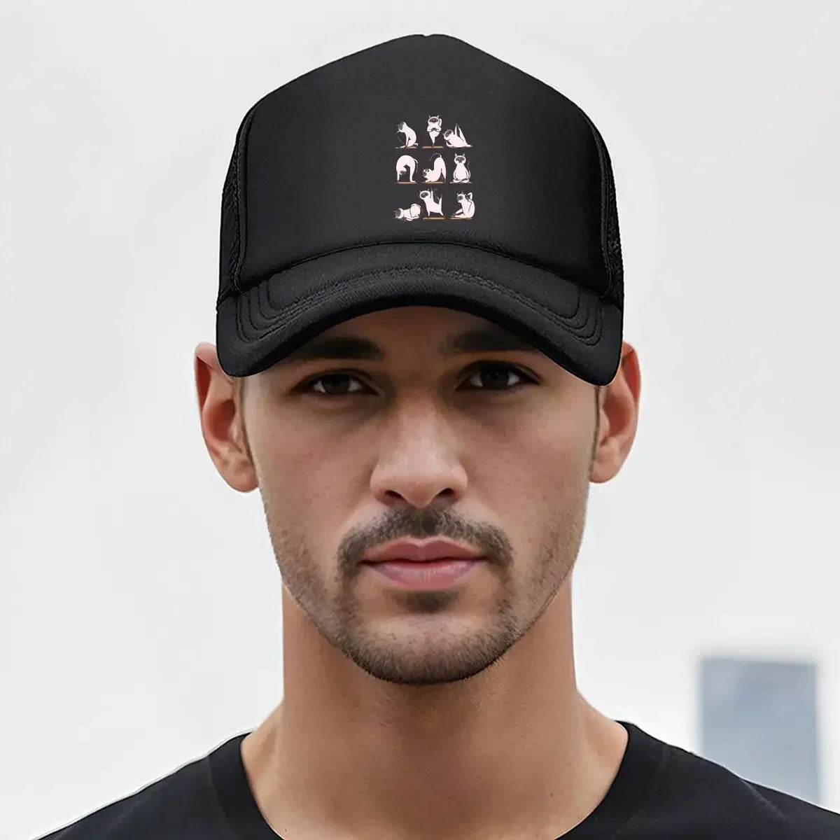 Yoga Cats Mesh Baseball Cap