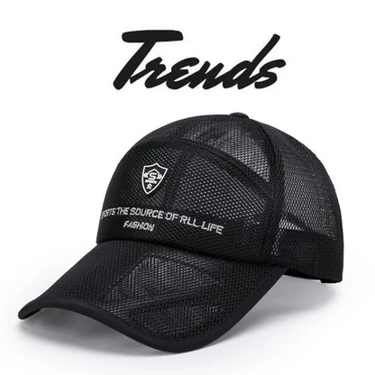 Full Mesh Sun Protection Caps Quick Dry Breathable Summer Baseball Cap