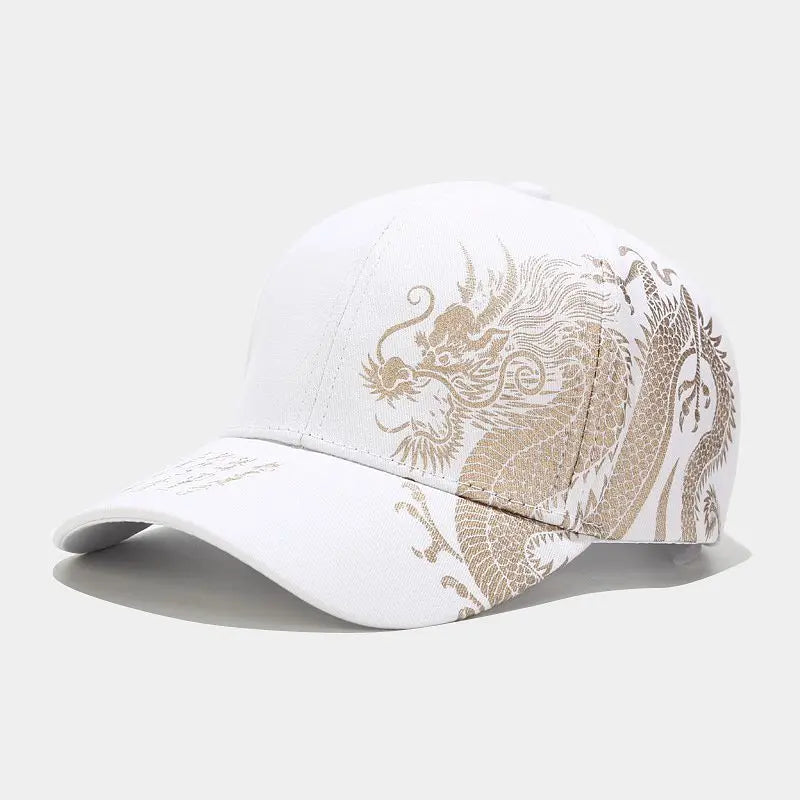 Printing Chinese Dragon Men's Baseball Caps