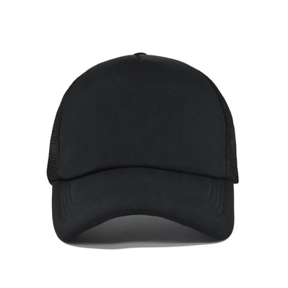15 Colors Mesh Baseball Cap Adjustable Snapback Hats For Women Men