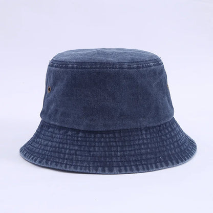 Bucket Hat Fashion Washed Denim Cap Design Panama Hats