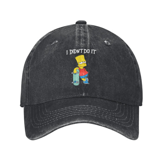 The S-simpson Skateboard Casual Baseball Cap