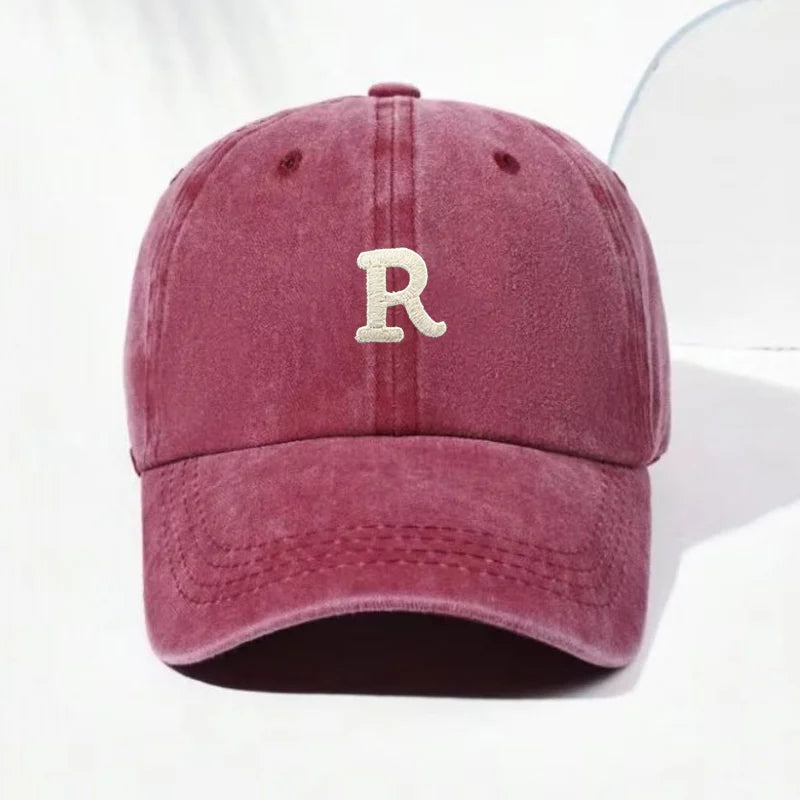 Men Baseball Cap Cotton Washed Women Vintage