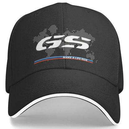 Motorcycle GS World Map Racing Baseball Cap