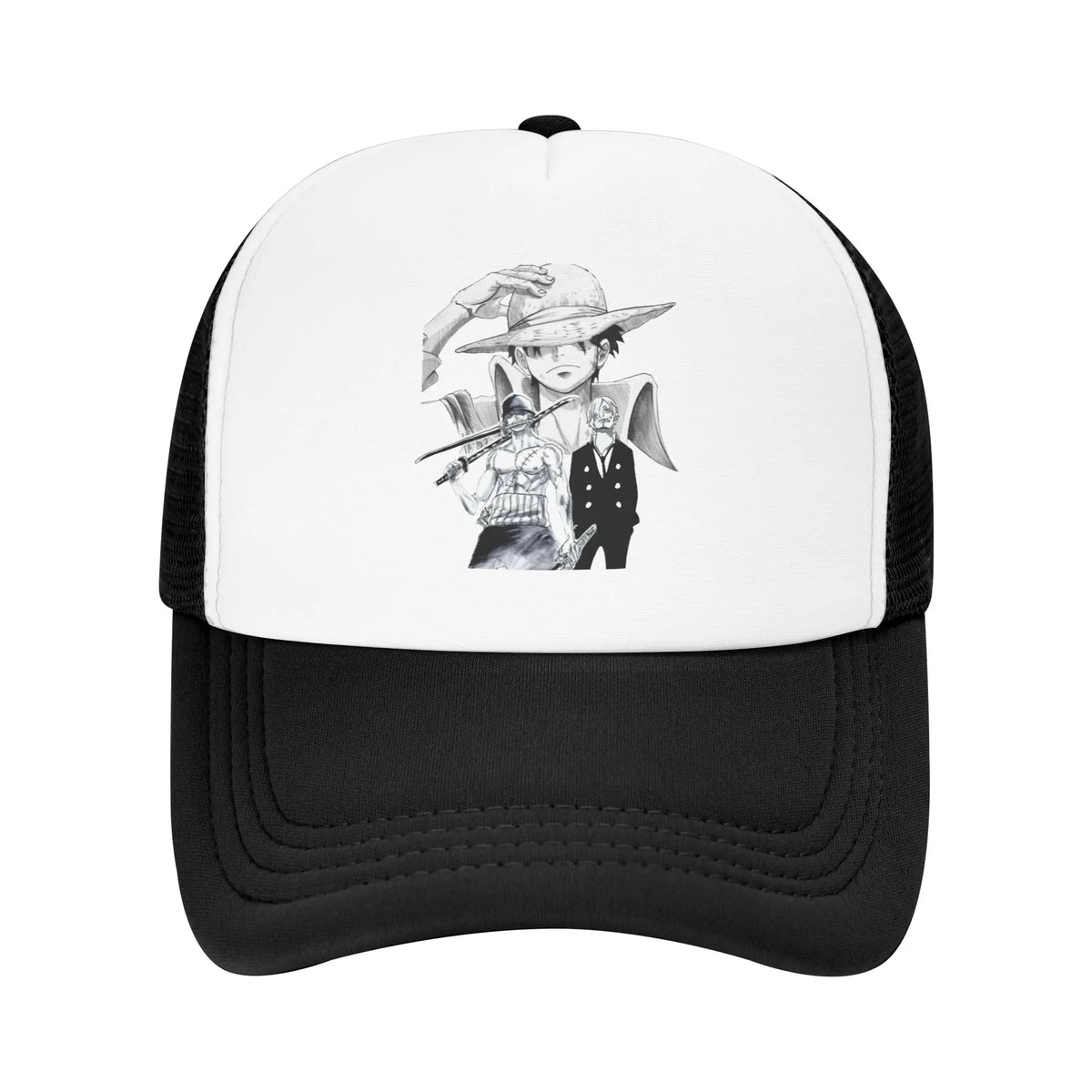 Trafalgar D Law One-Pieces Flag Mesh Baseball Cap