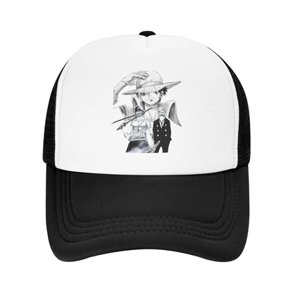 Trafalgar D Law One-Pieces Flag Mesh Baseball Cap