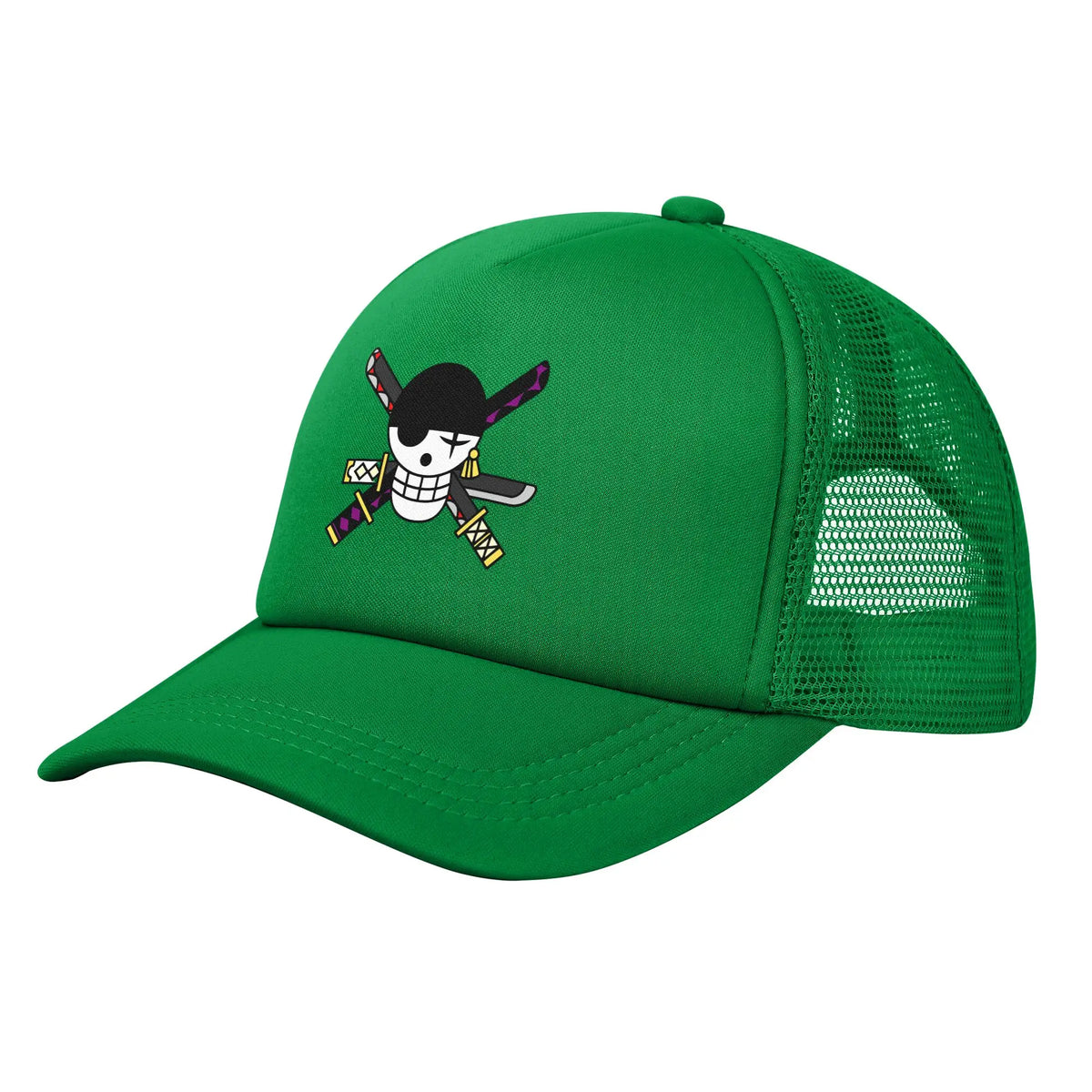 Zoro One-Pieces Flag Mesh Baseball Caps