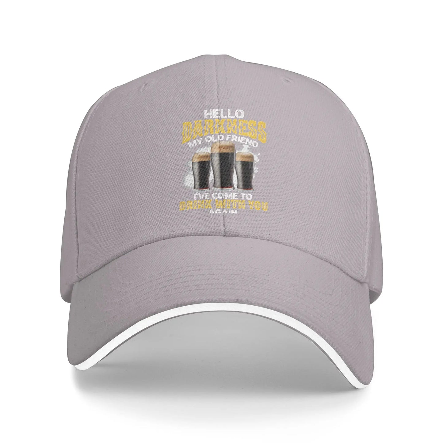 Hello Darkness My Old Friend Sandwich Cap Adult Baseball Cap